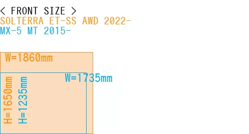 #SOLTERRA ET-SS AWD 2022- + MX-5 MT 2015-